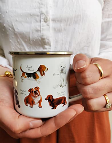 Patricia MacCarthy Popular Dog Breeds Enamel Mug, Various, 320ml - Image 2