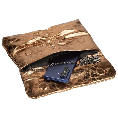 Image of JNB Faux Leather Envelope Clutch Purse