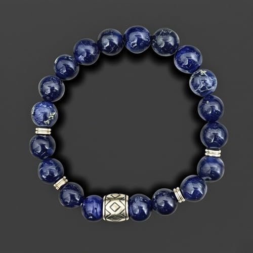 Image of THE MEN THING Natural Stone Bracelets - Adjustable Beaded Wristwear for Men & Boys (Multi-Design Collection)
