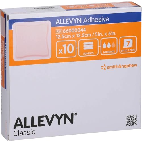 Pansement adhésif en mousse Allevyn 12,5 x 12,5 cm compresse stérile hydrocellulaire