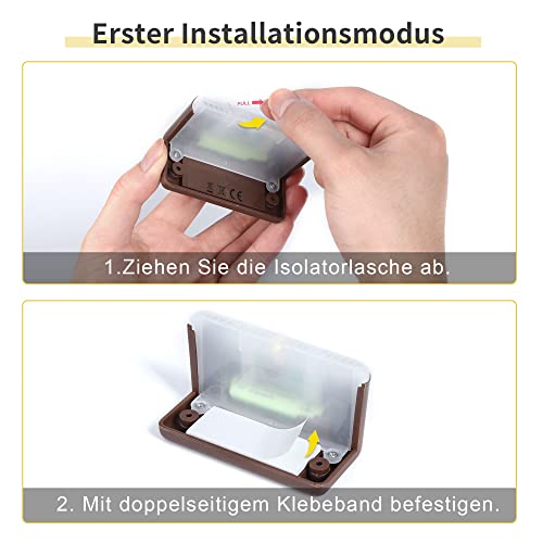 Solpex Solarleuchten für außen, 12 Stück, Treppenlicht, wasserdicht, LED-Beleuchtung für Außentreppe, Stufen, Zaun, Hof, Terrasse, Dachrinne, Weg, Dekoration, warmweiß