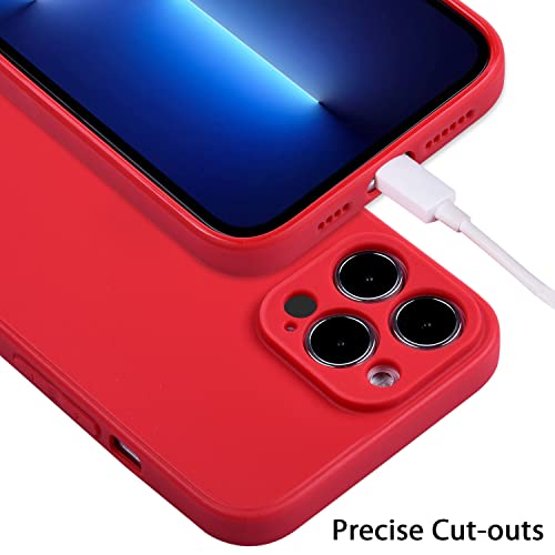 Wisdompro Case For Iphone 13 Pro Max, Bundle Of 5 Pack Extra Thin Slim Soft Tpu Gel Protective Case Cover For Iphone 13 Pro Max 6.7 Inch (Yellow, Red, Green, Light Blue, Pink) #TOP1