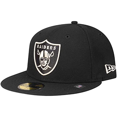 New Era 59Fifty Cap Las Vegas Raiders czarna srebrna - 7 3/8