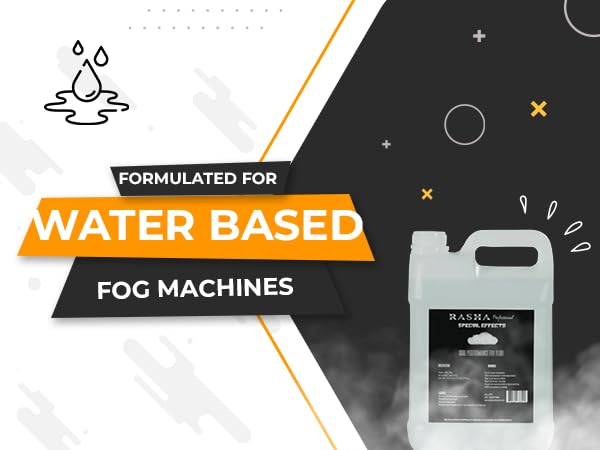 Líquido de niebla para máquina de humo, alta densidad, jugo de humo de larga duración, a base de agua para máquinas de 400-1500 watt, 1L (paquete de 4) miniatura 4