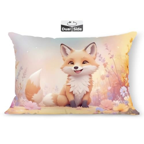 Image of Brizberry Kids Pillow Cushion with Super Soft Fabric | Animal & Cartoon Prints | 12x18 inches (Design 16)