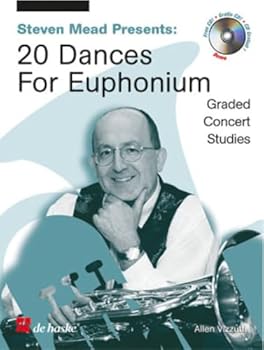 Paperback Steven Mead Presents 20 Dances for Euphonium: Treble Clef Book
