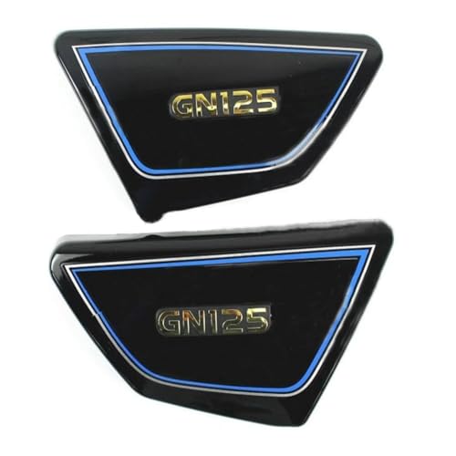 Panneaux latéraux pour GN125 cache cadre de moto noir solide la paire