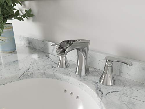 Pfister Lf-049-Jdcc Jaida Waterfall Widespread Bathroom Sink Faucet, Polished Chrome #TOP3