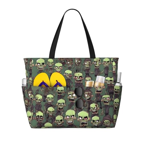 Sac fourre-tout de plage tendance zombie imperméable contre l'eau