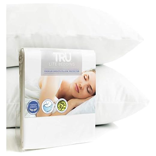 Anti Allergy Dust Mite Pillow Cases | Allergen and Bedbug Protector | Premium Breathable Smooth Surface Cover | 100% Waterproof | Zippered Encasement for Bed Bugs | Set of 2 | Queen Size