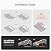 Spigen for Galaxy Z Fold 7 Case, Ultra Hybrid Pro MagFit [Anti-Yellowing] [Fast Wireless Charging/Hinge Protection] - Clear White