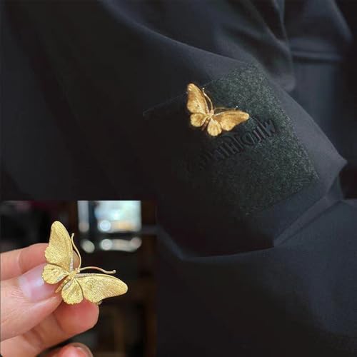 Gold Butterfly Broochs Pin for Women Delicate Elegant Butterfly Lapel Pins Dress Suit Brooch Pin Ceremony Clothes Hat Bag Accessories Jewelry3