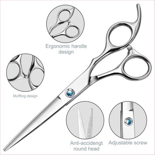 Friseur-Set, Haarscheren-Mischscheren-Set, Fcysy Professionelle Schere zum Haareschneiden, Friseurschere, Haarschneideschere für Frauen, Männer und Kinder
