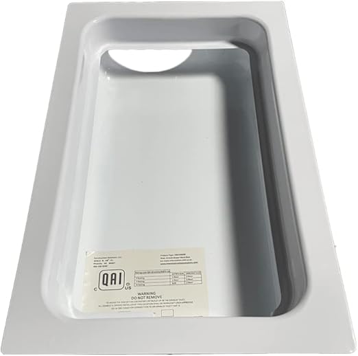 DBX1000M Metal Dryer Vent Box With Snap on Trim Ring