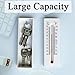 Hualayou Hide A Key Outdoor Thermometer Decorative Key Hiders Containers Box for House Spare Keys Secret Compartment Items Outside Safe Storage Yard Garden Indoor Large Size Design Geocaching