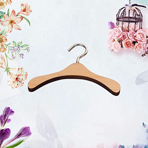 Gadpiparty Doll Hangers Hangers,Miniature Kids Coat Hangers, Accessory For Cm Mini Dress Accessories Wardrobe Clo Wood Outfit Clothes Bjd Nursery Baby Hanger/Miniature Small Of House Holders Doll Pet #TOP3