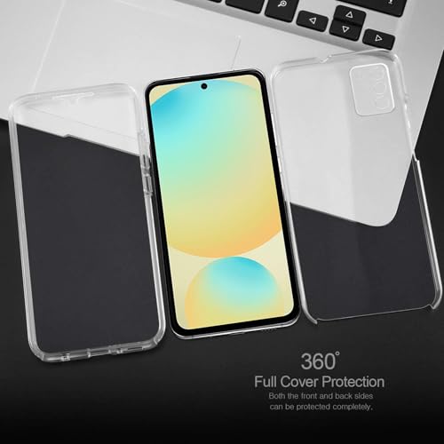 Galaxy S24 Fe Case, Galaxy S24 Fe 360 Case, Front And Back Case, Clear Full Body Case Hard PC & Soft Silicone Gel Phone Case For Samsung S24 Ultra Case, Samsung Galaxy S24 Fe Case (S24 FE) Galaxy S24 Fe Case, Galaxy S24 Fe 360 Case, Front And Back Case, Clear Full Body Case Hard PC & Soft Silicone Gel Phone Case For Samsung S24 Ultra Case, Samsung Galaxy S24 Fe Case (S24 FE)