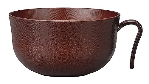 Woody 持手付汁椀 ローズ 4512951116908