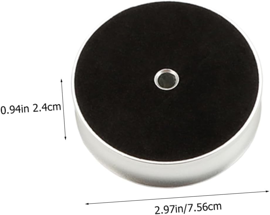 Zerodeko Vinyl Turntable Record Weight Stabilizer Clamp with Spirit Level for Phonograph Audio Disc Vibration Reduction Silver Tone
