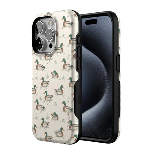 Casely iPhone 15 Pro Case | The Boyfriend Collection | Mallard & Co. | Bold Protective Design | Compatible with MagSafe by Casely - Used condition - Image 2