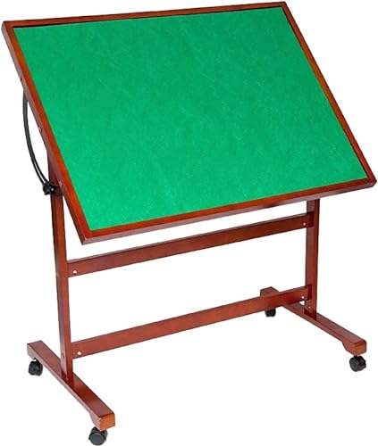 Stół z antypoślizgową powierzchnią i kółkami, składana konstrukcja dla łatwego transportu, przenośna mata do zabawy dla dorosłych i dzieci, idealna dla entuzjastów puzzli