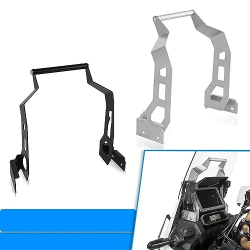 Support de navigation moto CRF1100L argenté en alliage robuste pour cockpit - 4