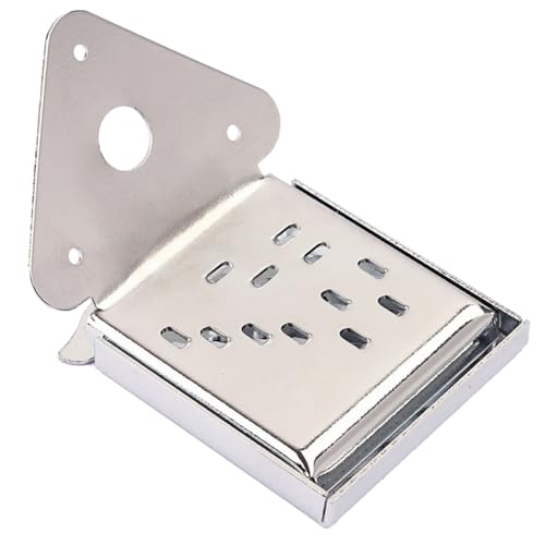 ifundom Metal Triangle Mandolin Tailpiece Guitar Mounting Ferrules Mandolin Parts Screws Kit