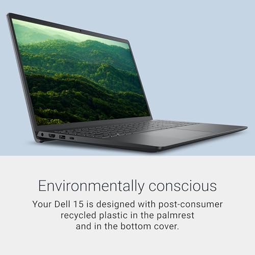 Image of Dell 15.6 Laptop, FHD, Intel Core 3 100U, 8GB RAM, Windows 11 Home
