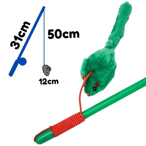 Chalesco Pesca Gato para Gatos (Cores Sortidos)