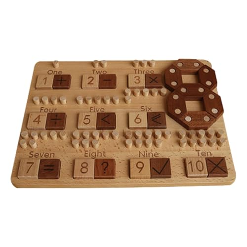 Juegos de mesa de matemáticas, Juego de aprendizaje digital, Juegos de conteo matemático en el aula, División de Multiplicación por resta de adición educativa, Juguetes de aprendizaje 12,99 x