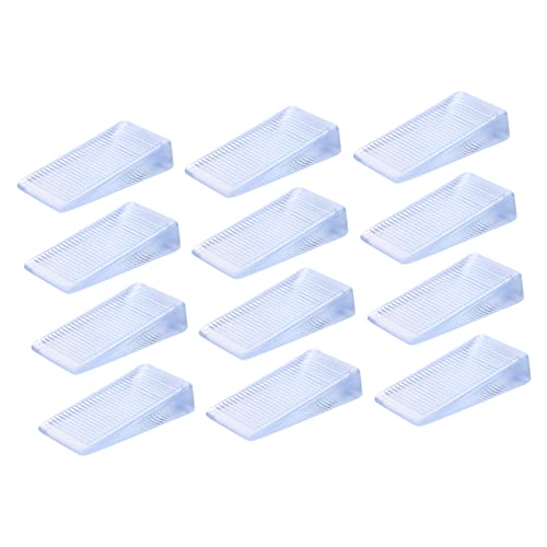 BUTIFULSIC 12pcs Furniture Adjustment Flat Washer Non-Slip Table Shims Door Wedge Toilet Leveling Shims Japandi Furniture Door Stop Home Improvement Leveler Household Toilet Shims PVC