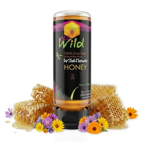 Miel silvestre pura y cruda Bee Wild 12 oz