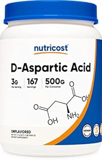 Nutricost D-Aspartic Acid (DAA) Powder 500G - DAA Supplement