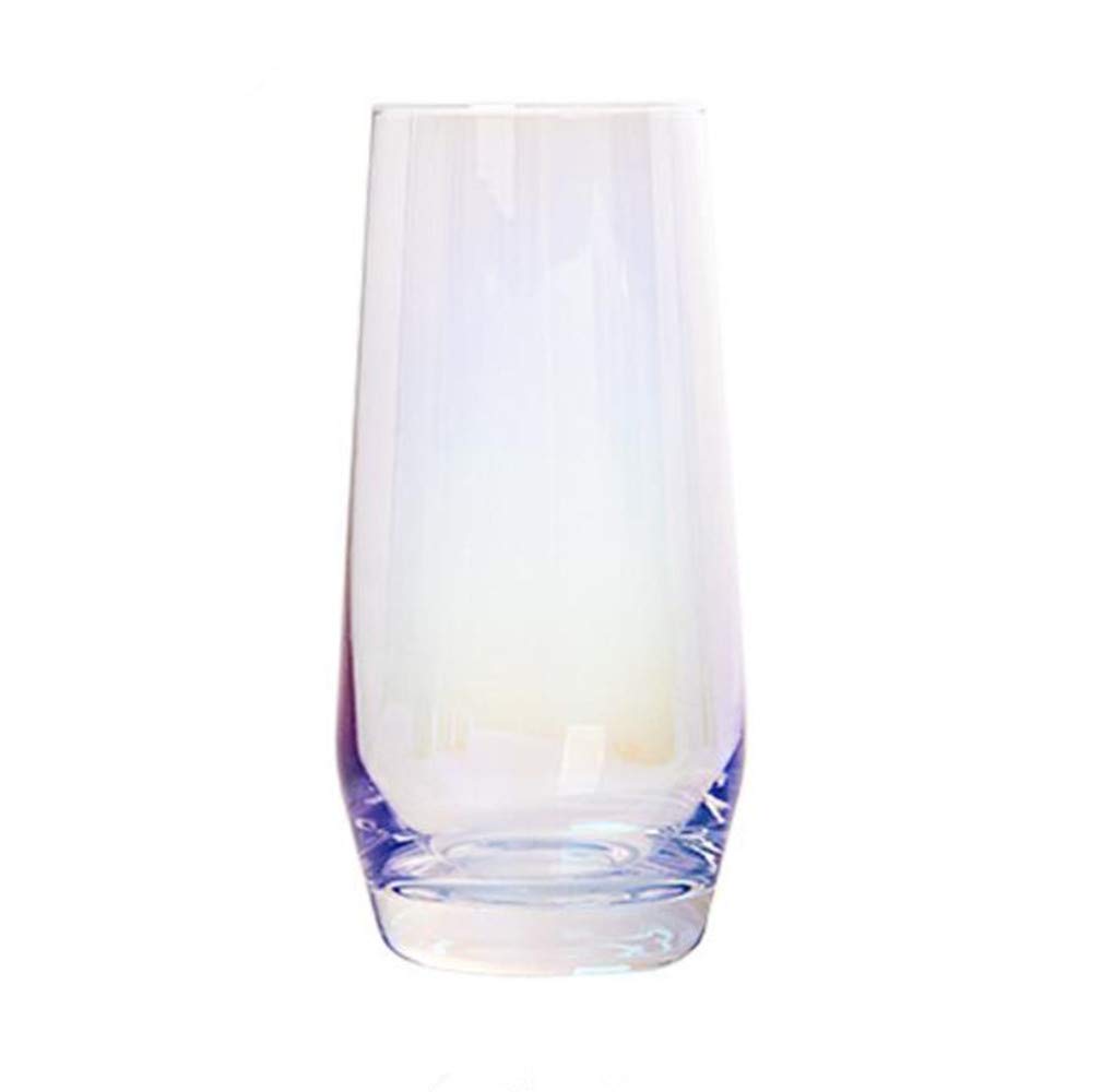 Bunte bleifreie Kristallgläser Mousse Dessertbecher Trinkbecher Saft Milchbecher Bierbecher für Partys, Hochzeiten, Probieren, Verkostungen 6PC a