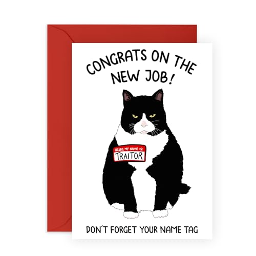 CENTRAL 23 Goodbye Cards For Coworker - Grumpy Cat Traitor