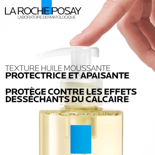 La Roche-Posay - Lipikar Huile Lavante AP+ - Huile de Douche Anti-irritation et Anti-grattage - Peaux sèches à Tendance Atopique, Eczéma - A base de Beurre de karité et Niacinamide