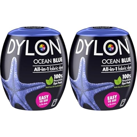 DYLON Ocean Blue Fabric Dye Pods Pack of 2 Cover