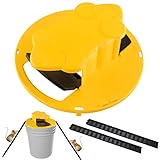 Mouse Trap Bucket - Flip Slide Bucket Lid Mouse/Rat Trap,Auto Reset Multi Catch Humane Rat Trap for...