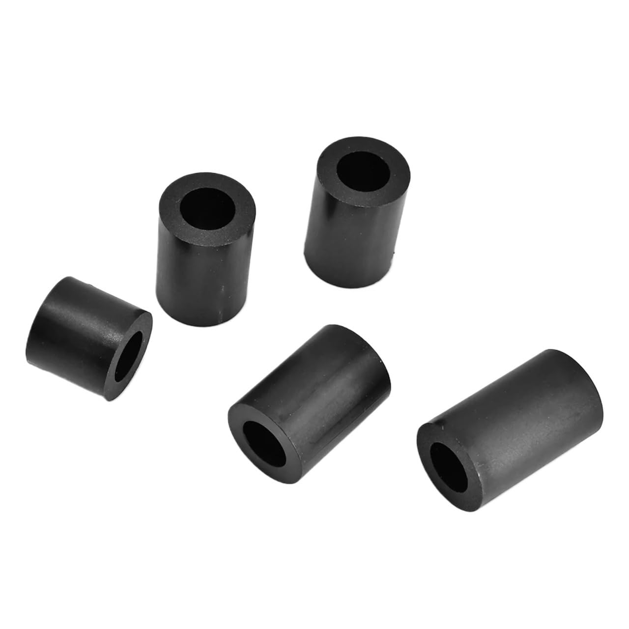 80-1000 Pieces of Black ABS Gasket Hollow Insulating Column Spacer Plates for PCB Brackets, M3 M12 TV Installation Spacing Screws, Columns(9mm (500pcs),M3.2 (OD7))