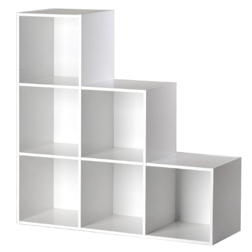 Alsapan Compo 3 x 2 x 1 - Estantería con 6 repisas, 91 x 91 x 29,5 cm, Color Blanco Cover