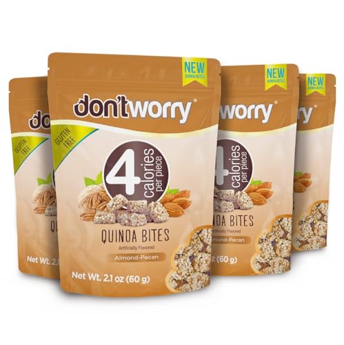 Dont Worry Chocolate Quinoa Crisps - Gluten Free, High Protein Snack