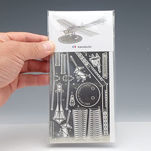 Metal Airplane Model of the Antoninette by Aerobase from Japan - Silver Colored - Image 3