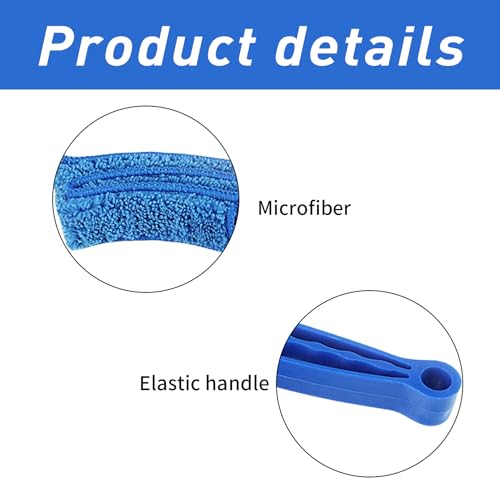 2 Stück Jalousien Reinigungsbürste,Heizkörperbürste,Heizungsbürste,Raffstore Reinigungsbürste,Jalousienbürste,Lamellenreiniger Jalousien Außen,Raffstore Bürste,Rolladen Reiniger,Lamellenbürste