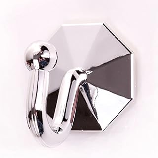White Hinge 4x Self Adhesive Silver Curtain Tie Backs