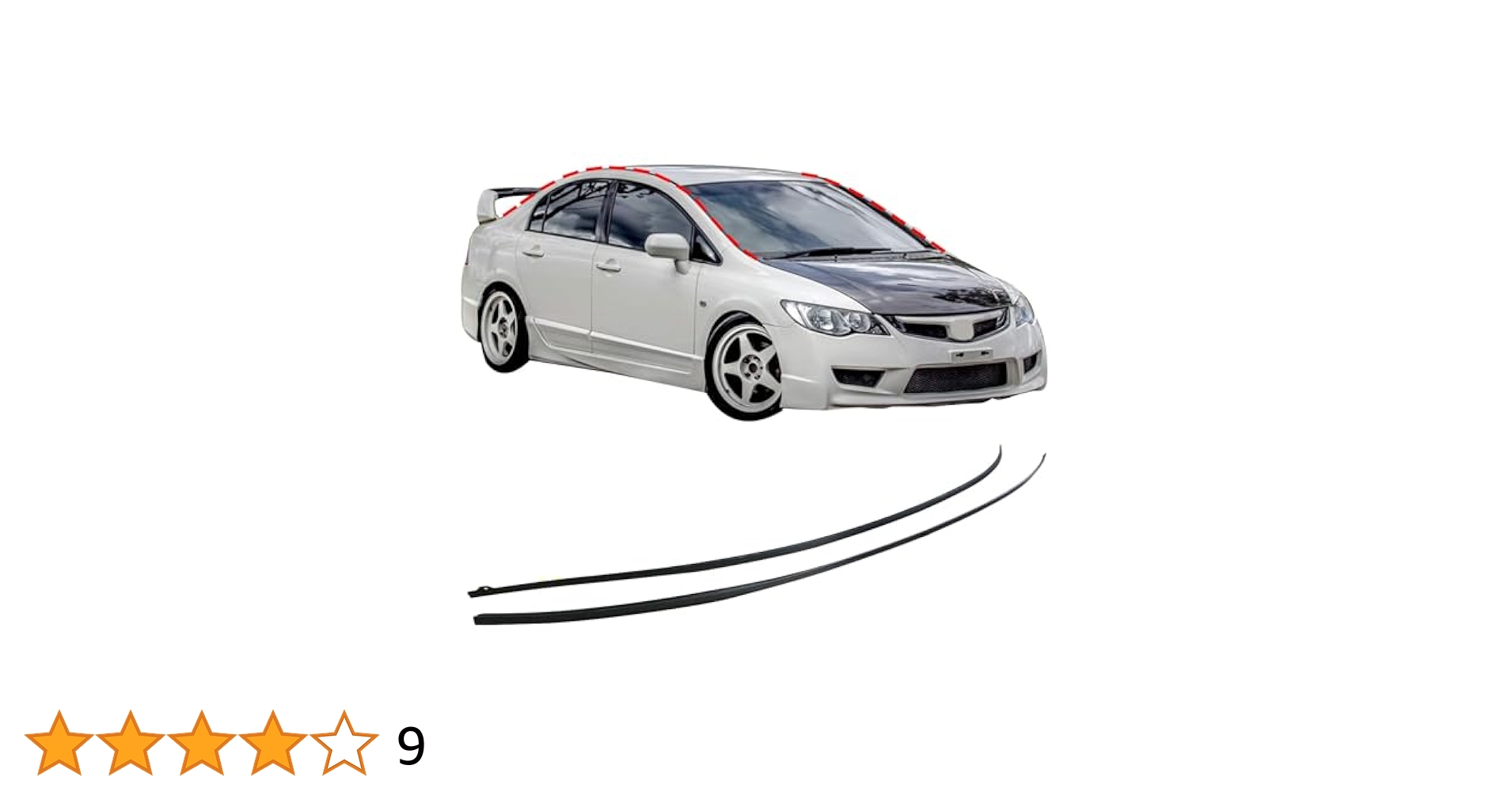 civicivi Amazon.com: XQSMWF Pair L&R Molding Drip Side Set Compatible