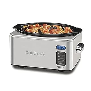 Cuisinart PSC-650 Stainless Steel 6-1/2-Quart Programmable Slow Cooker (Silver)
