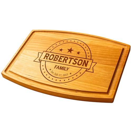 Crafted Treasures Personalized Cutting Boards - Customized Wedding, Bridal Shower,