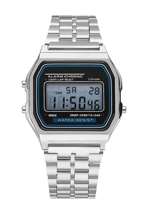Laksh Digital Black Dial Watch For Unisex Adult (Sr-074) Lk-074 (Gold, Metal) (B0CW1V58MV) Amazon Price History, Amazon Price Tracker