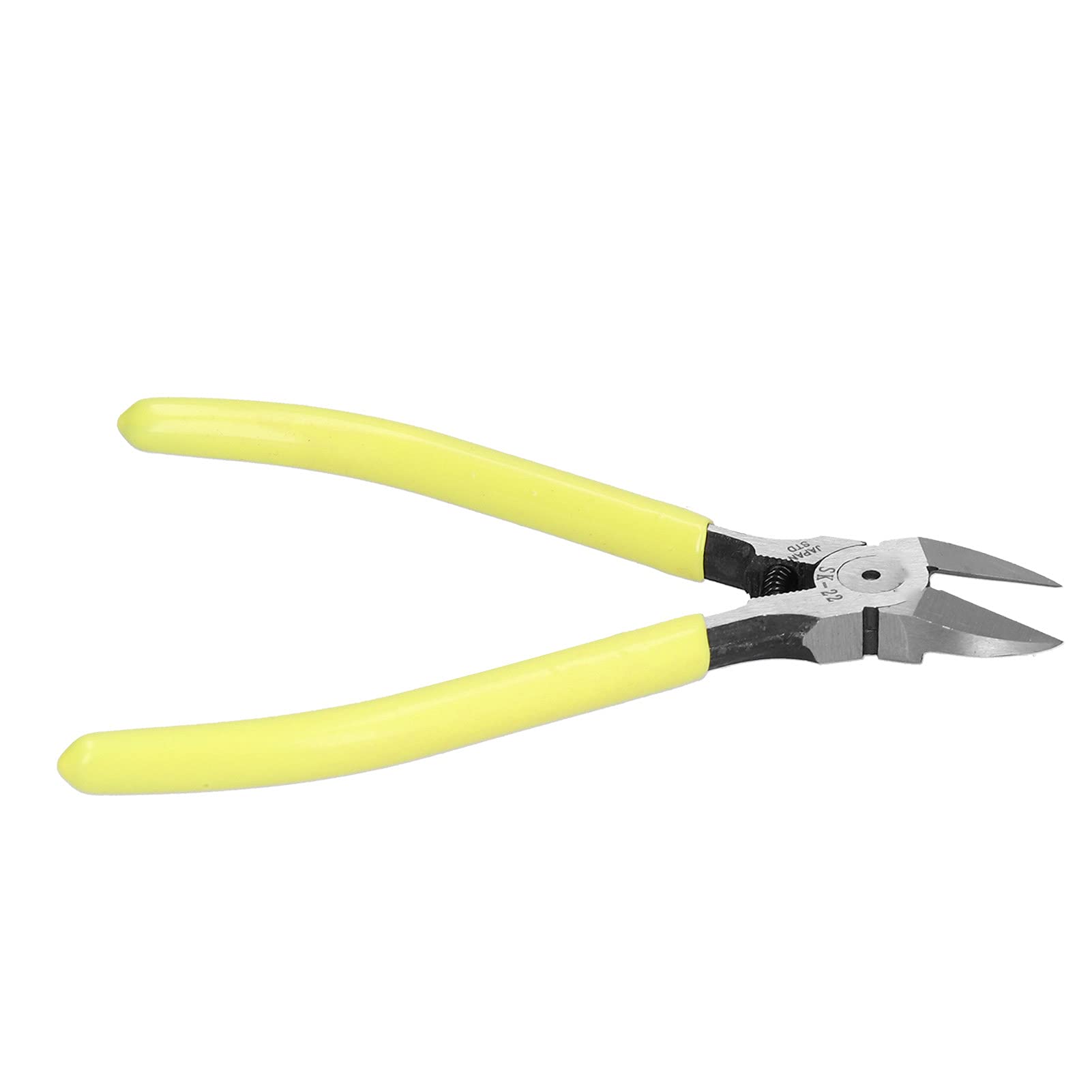 Ejoyous Cortador de Alambre Alicates Diagonales de Acero con Alto Contenido de Carbono SK22 de 6 Pulgadas para Cable de Cobre de Menos de 0,5 Mm con Resorte de Rebote de PVC para Reparación (6