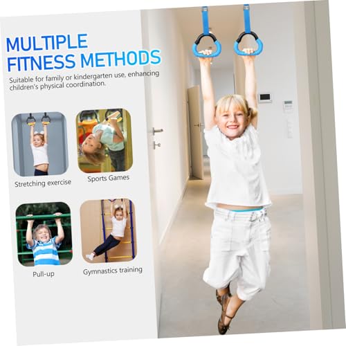 Anillas de gimnasia para niños y niñas con correas ajustables miniatura 3